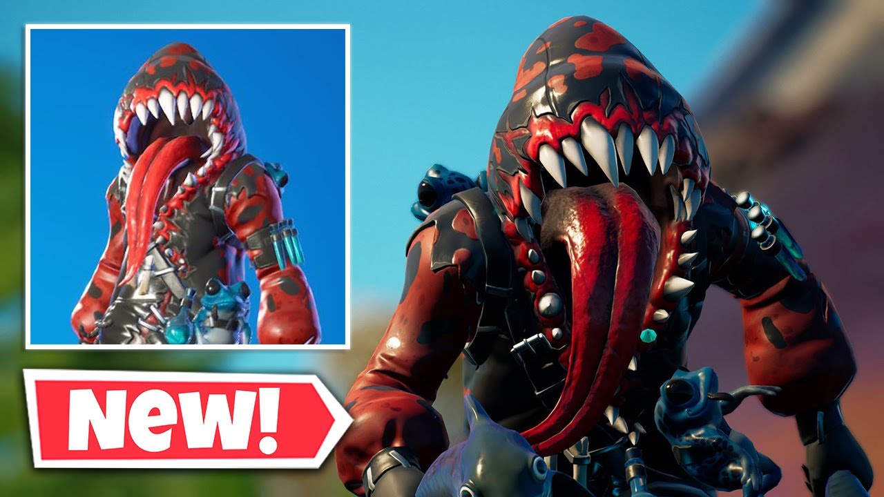 NEW (POISONOUS) BIG MOUTH Skin Gameplay in Fortnite! - YouTube