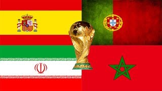 ЧМ-2018. Группа B: Испания, Португалия, Марокко, Иран.
