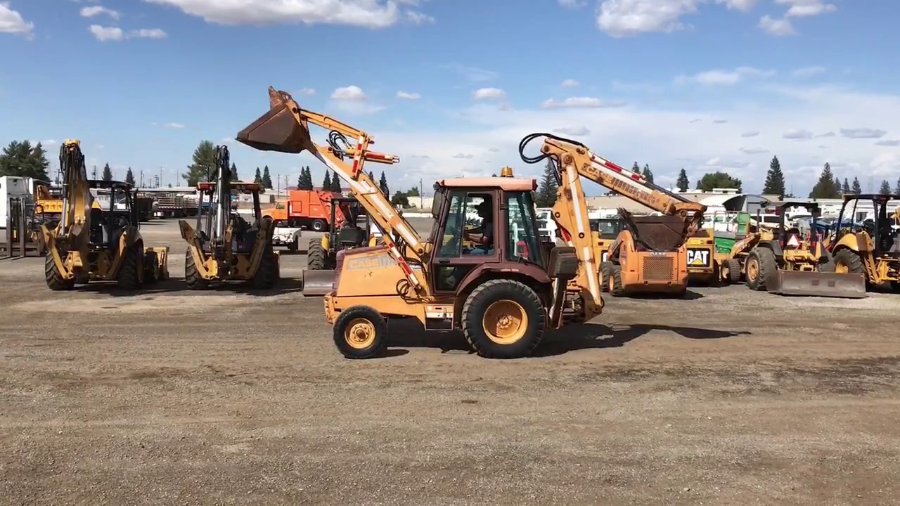 1989 Case 580K Loader Backhoe - YouTube