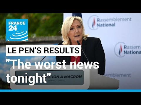 French parliamentary elections - Le Pen's results: 