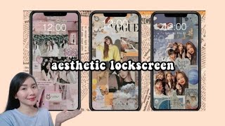 How to make an aesthetic lock screen on picsart 🌻 screenshot 3
