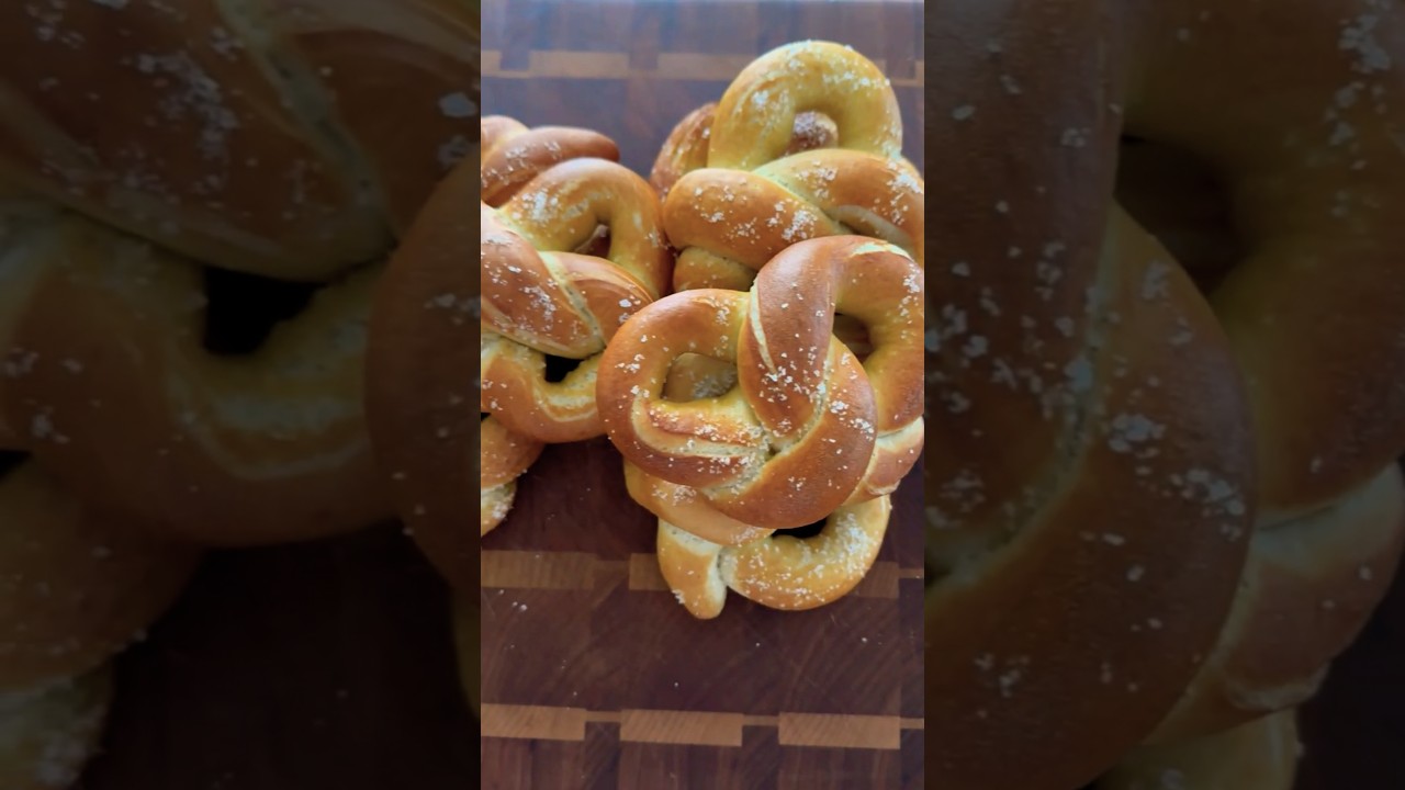 Pretzels (bretzels) maison #food #chef #recette #recettefacile