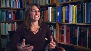 Sarah Sherman-Stokes '11 and Professor Daniel Kanstroom