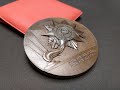 Old Vintage Soviet Desktop Medal Agitation USSR Soviet Russian ORDER WAR WW2