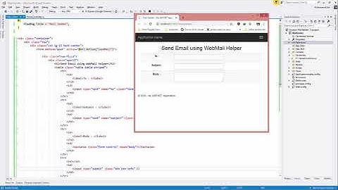 Email sending in ASP.NET MVC