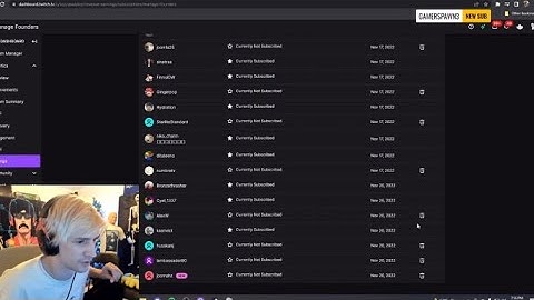 xQc Removes Inactive Founders Badge Holders And adds new active