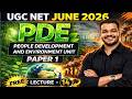 UGC NET Paper 1 people Development And Environment | People Development And Environment UGC NET  C14
