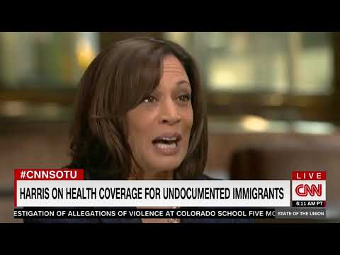 Kamala Harris Says She Supports Illegal Immigrants Getting Medicare