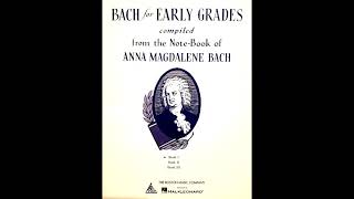 Miniatura del video "8. Minuet in G minor, Anna Magdalena Bach (Piano Score)"