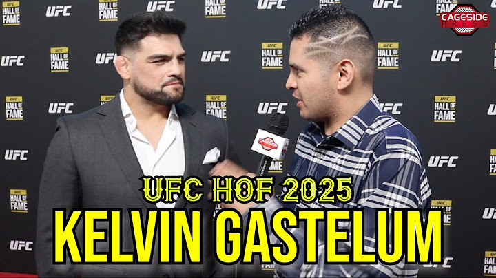 Kelvin Gastelum Reflects on War with Israel Adesanya | UFC HOF 2025