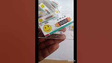 Acrylic Name badges(Pin Type) #id #printing #lanyardprinting #officestationery #lanyards #event