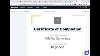Building Your Content in Simplero - How to set up a course: course, module and lesson configuration