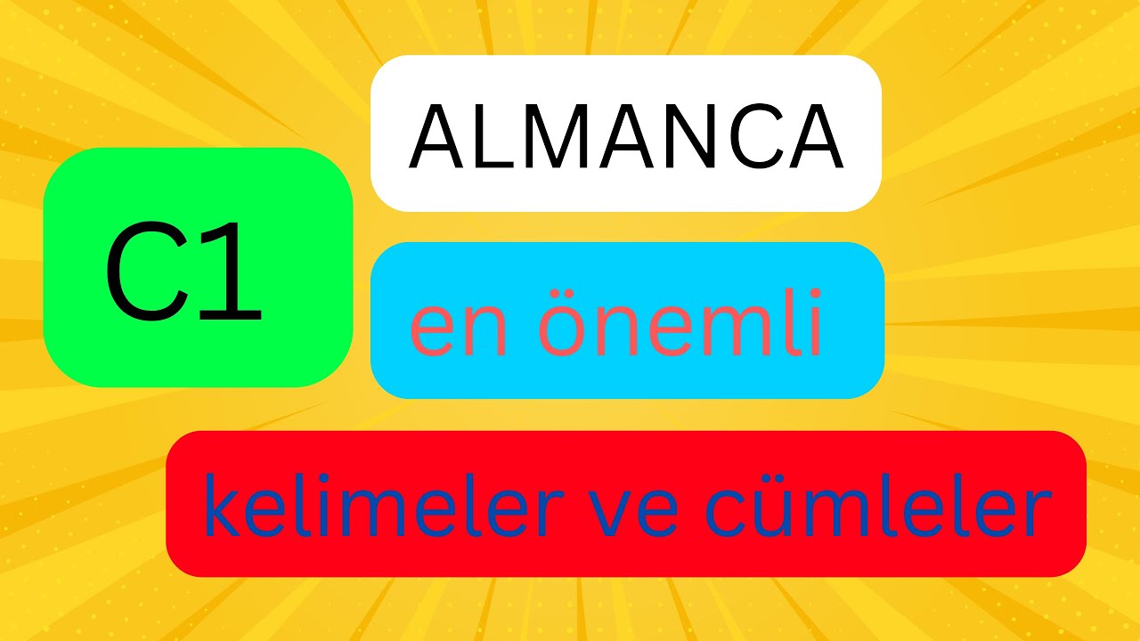 Almanca C1 Kelime Listesi Pdf www.youtube.com