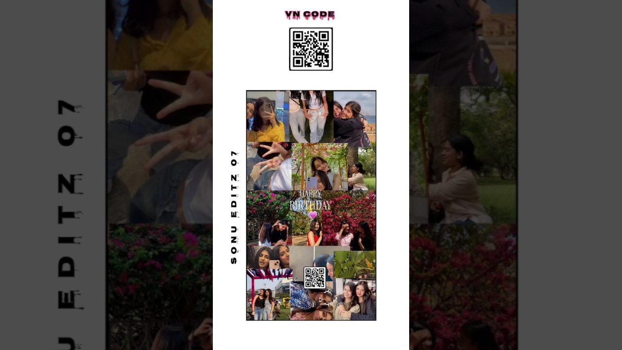 Happy Birthday Vn Code Template ❤️😍 | 