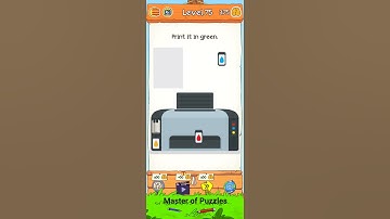 Braindom Riddle 2021 Updated Level 75 Print it in green Walkthrough