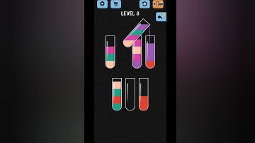Water Color Sort Game Level #8