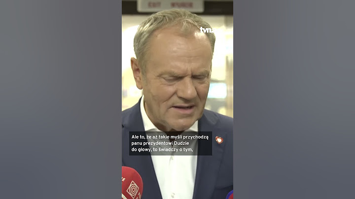Donald Tusk o prezydencie Dudzie: w złej kondycji kończy swoją prezydenturę  #tvn24 #tusk #duda