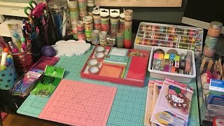 UPDATED CRAFT ROOM TOUR MAY 2016(Hey guys, I recently revamped my craft room and thought i'd share it with my fellow crafters. I don't have a lot of stuff:p still getting into the crafting world. Thanks ..., 2016-05-26T08:11:47.000Z)