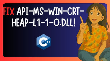 How to FIX "Api-ms-win-crt-heap-l1-1-0.dll Missing" in Windows 11
