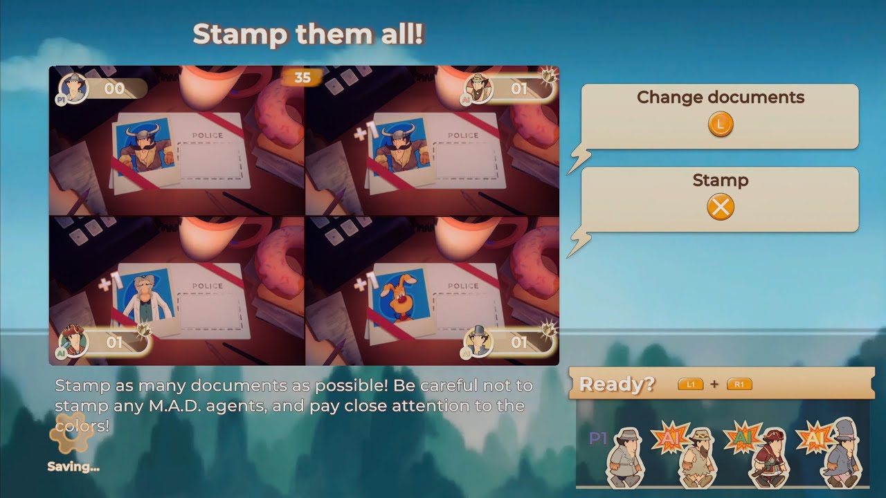 INSPECTOR GADGET: MAD TIME PARTY | Minigame Stamp Them All! - No Commentary (PS5)