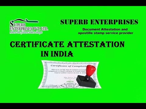 Document Attestation Service Provider in India