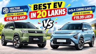 Tomahawk EV or Carens Clavis EV 🔥 | ₹20 Lakh 7-Seater EV Comparison 🤜🤛