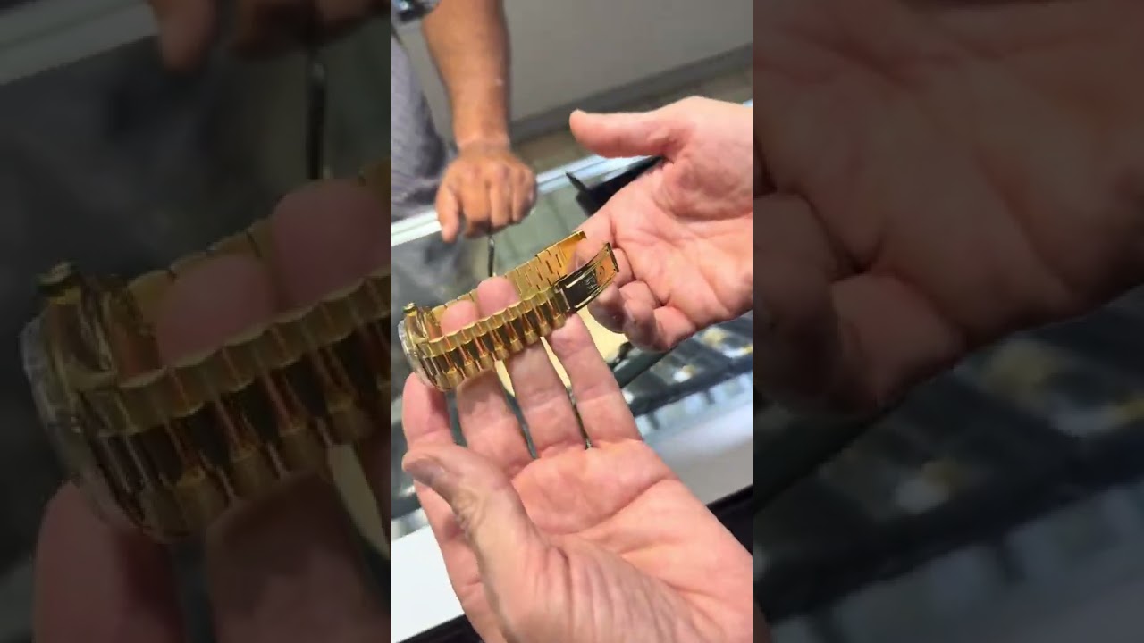 Разборка винтажных часов Rolex 1803 Day Date 