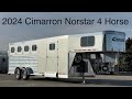 2024 Cimarron Norstar 4 Horse Gooseneck