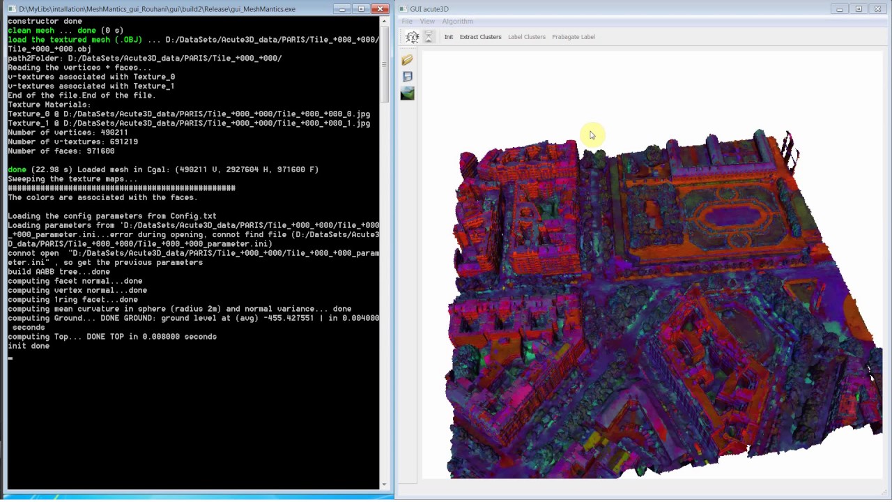 Semantic Segmentation of 3D Textured Meshes (short) - YouTube