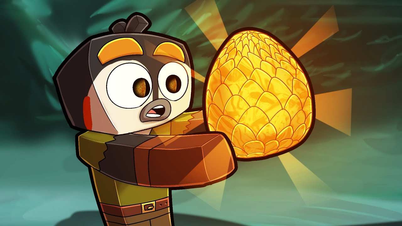 Rare GOLD Dragon EGG! (Minecraft Dragons) YouTube