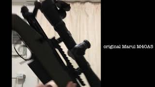 marui m40a5 original bolt set compare with angry gun bolt set