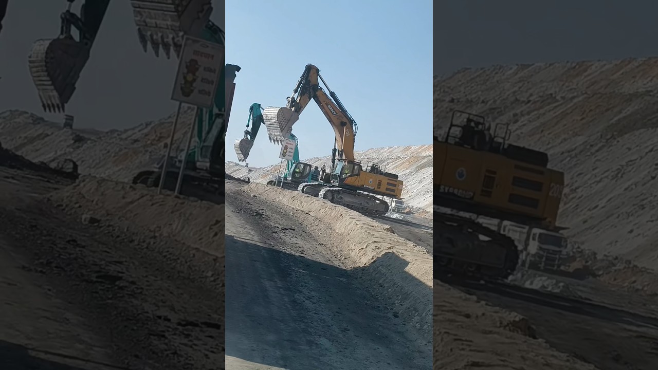 Mining Power 💪 | Excavator, Grader & Volvo Truck in Action ⛏️