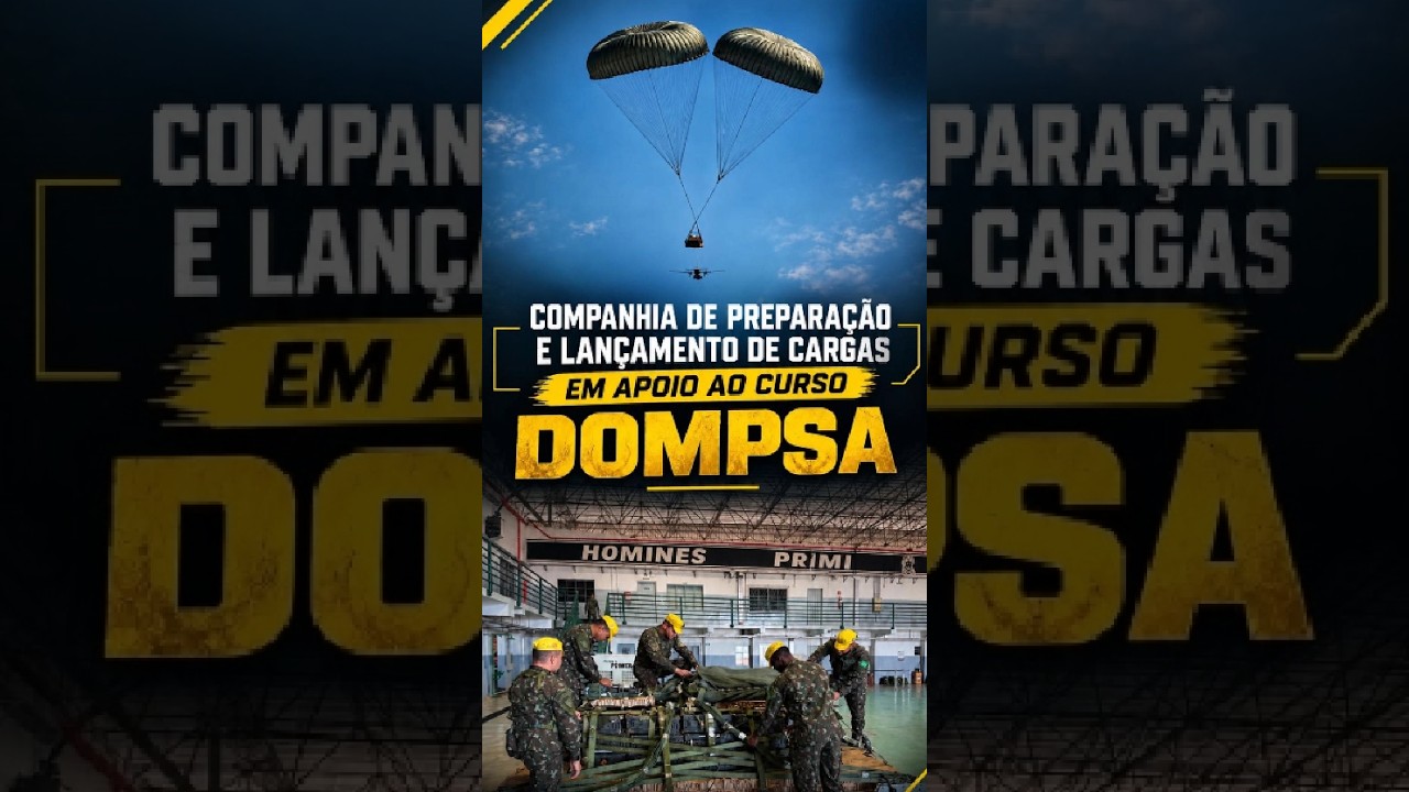CURSO DOMPSA LANÇA 42 TONELADAS DE CARGA NO MS! 🪂📦⚡