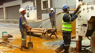 NO WATER IN AFRICA? African American Travelers Must SEE-Water BOREHOLE Drilling Process In Few STEPS