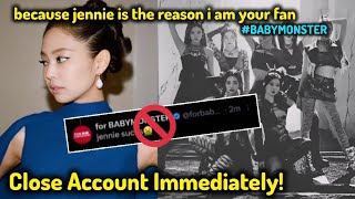 Why does the Babymonster fanbase insult Jennie Blackpink for what reason!