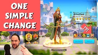 Update your Aethelflaed talent build for even more value, opening gold keys | Rise of Kingdoms