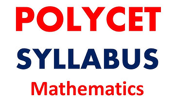 polycet syllabus, how to prepare for polytechnic entrance exam after 10th  Polycet Maths in english