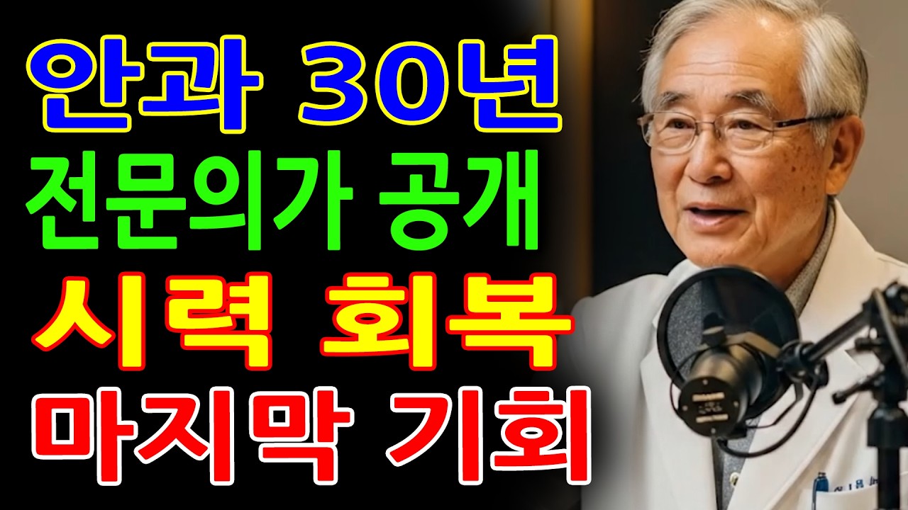 30년 경력 전문의의 조언 - 노안인 줄 알았는데 90%가 '이것' 때문? 침침한 눈 번쩍 뜨이는 방법