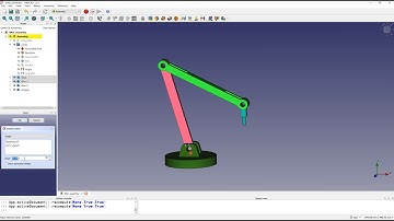 Assembly and kinematics of lifter arm - Part 1/3 | FreeCAD