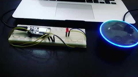 Controlling LED using Alexa Echo Dot and NodeMCU