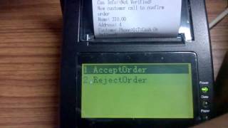 GPRS Printer Restaurant Confirmation - Roamsoft screenshot 4