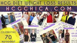 hCG Diet Weight Loss Before and Afters - 70 Episodes of Interviews