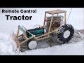 How to Make Amazing DIY Electric Tractor (Snow Cleaning Car)