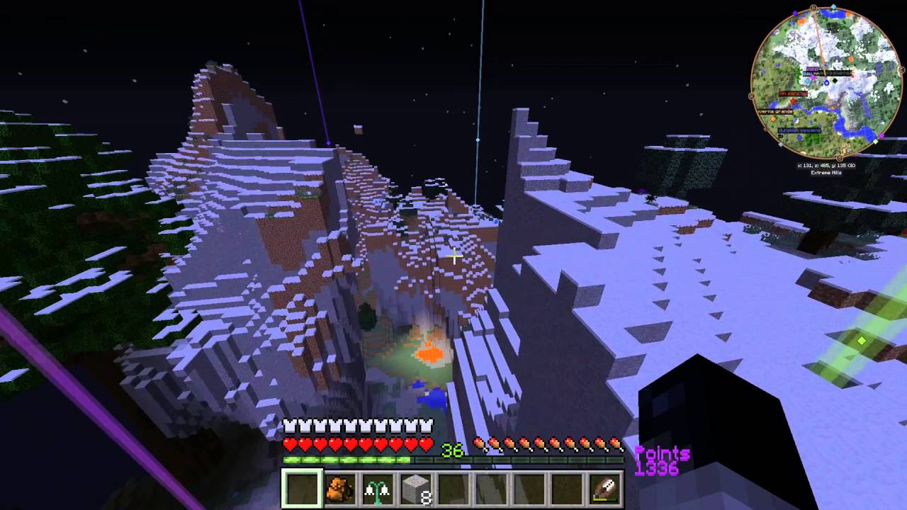 minecraft survival com mods #6 A bat caverna - YouTube