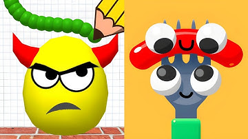 Fork N Sausage VS Draw to Smash - Satisfying ASMR Gameplay All Levels Walkthrough