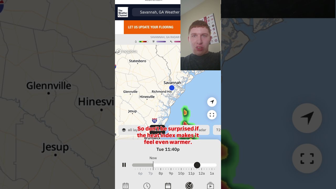 Hot, Humid & Storms Possible | Savannah Evening Forecast | July 15 