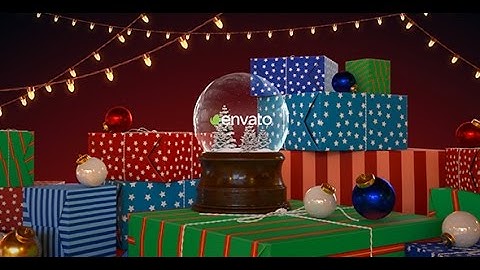 Christmas Snow Globe - After Effects Template