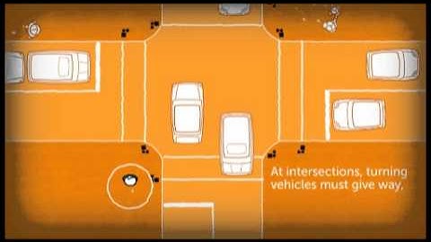 Pedestrian crossings with traffic lights