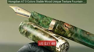 Hongdian A7 3 Colors Stable Wood Unique Texture Fountain Pen N... — Best Buy 2026 | Great Quality!