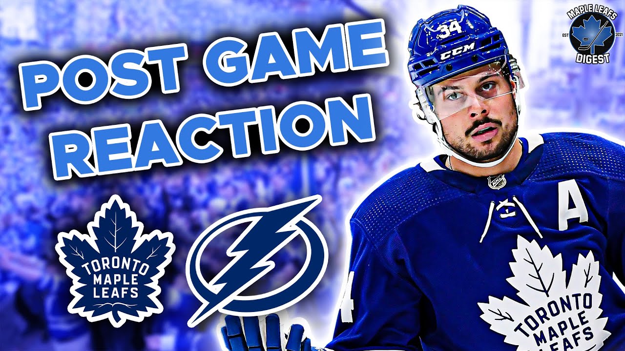 Leafs vs Lightning LIVE POSTGAME Game 69 REACTION YouTube